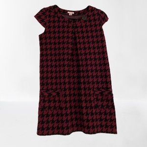 Red & Black Houndstooth Tunic M Xhiliration